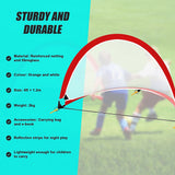 Soccer & Soccer Accessories: Portable Kids Soccer Goal Set with Cones