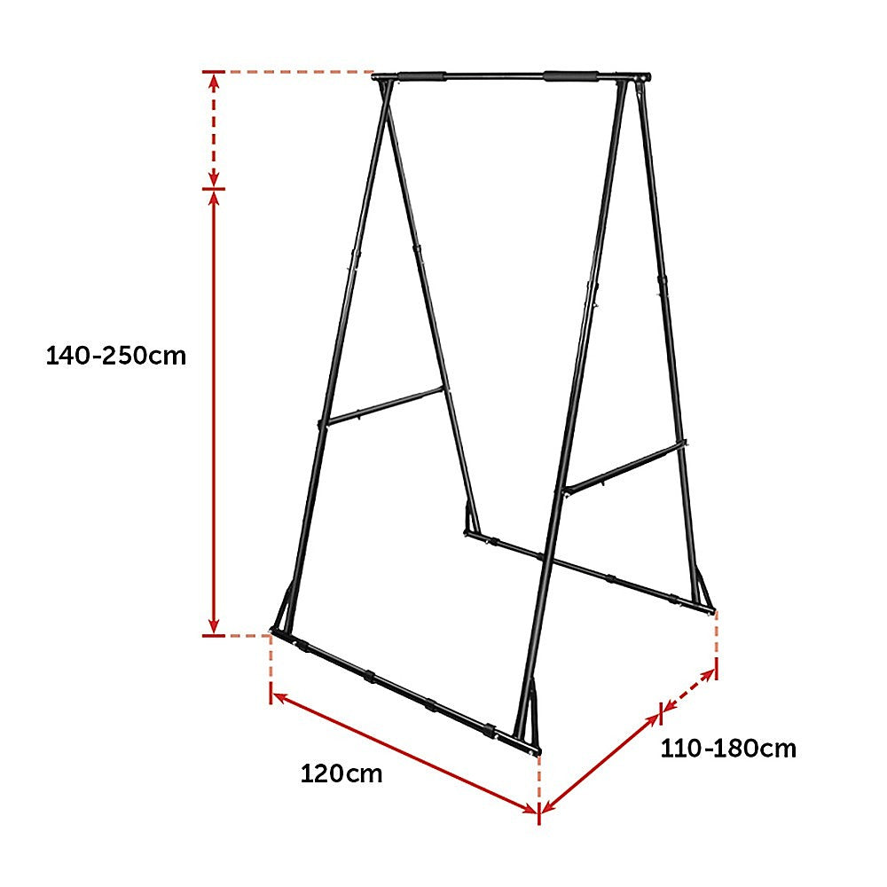Gym Equipment & Accessories: Pull-up Bar Free Standing Pull up Stand Sturdy Frame Indoor Pull Ups Machine