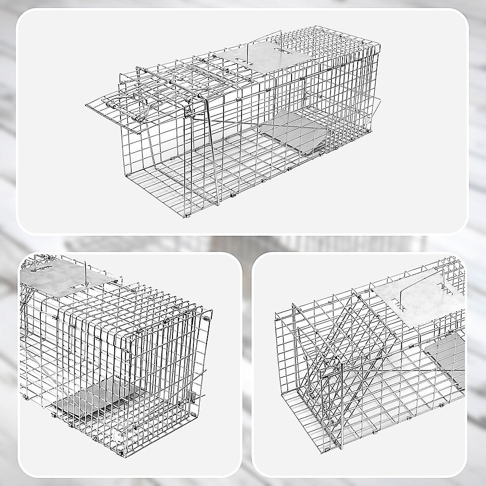 Animal Traps: Trap Humane Possum Cage Live Animal Safe Catch Rabbit Cat Hare Fox Bird