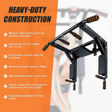 Gym Equipment & Accessories: Heavy Duty Wall Mounted Power Station Pull Up Dip Knee Raise Bar