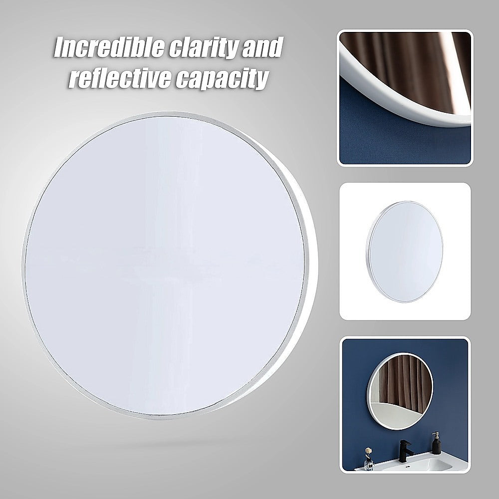 Kitchen & Bathroom DIY: 60cm Round Wall Mirror Bathroom Makeup Mirror by Della Francesca