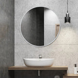 80cm Round Wall Mirror Bathroom Makeup Mirror by Della Francesca