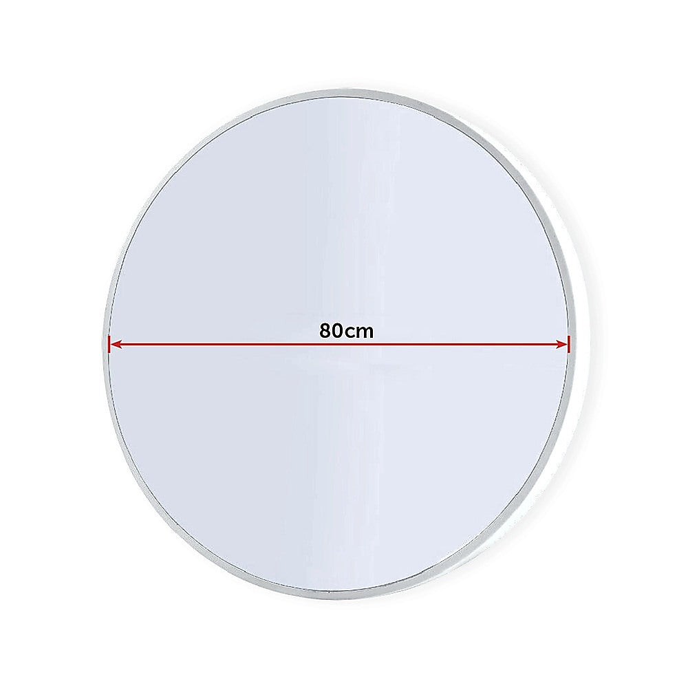 Kitchen & Bathroom DIY: 80cm Round Wall Mirror Bathroom Makeup Mirror by Della Francesca