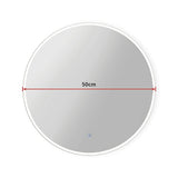 Bath Additives: 50cm LED Wall Mirror Bathroom Mirrors Light Decor Round