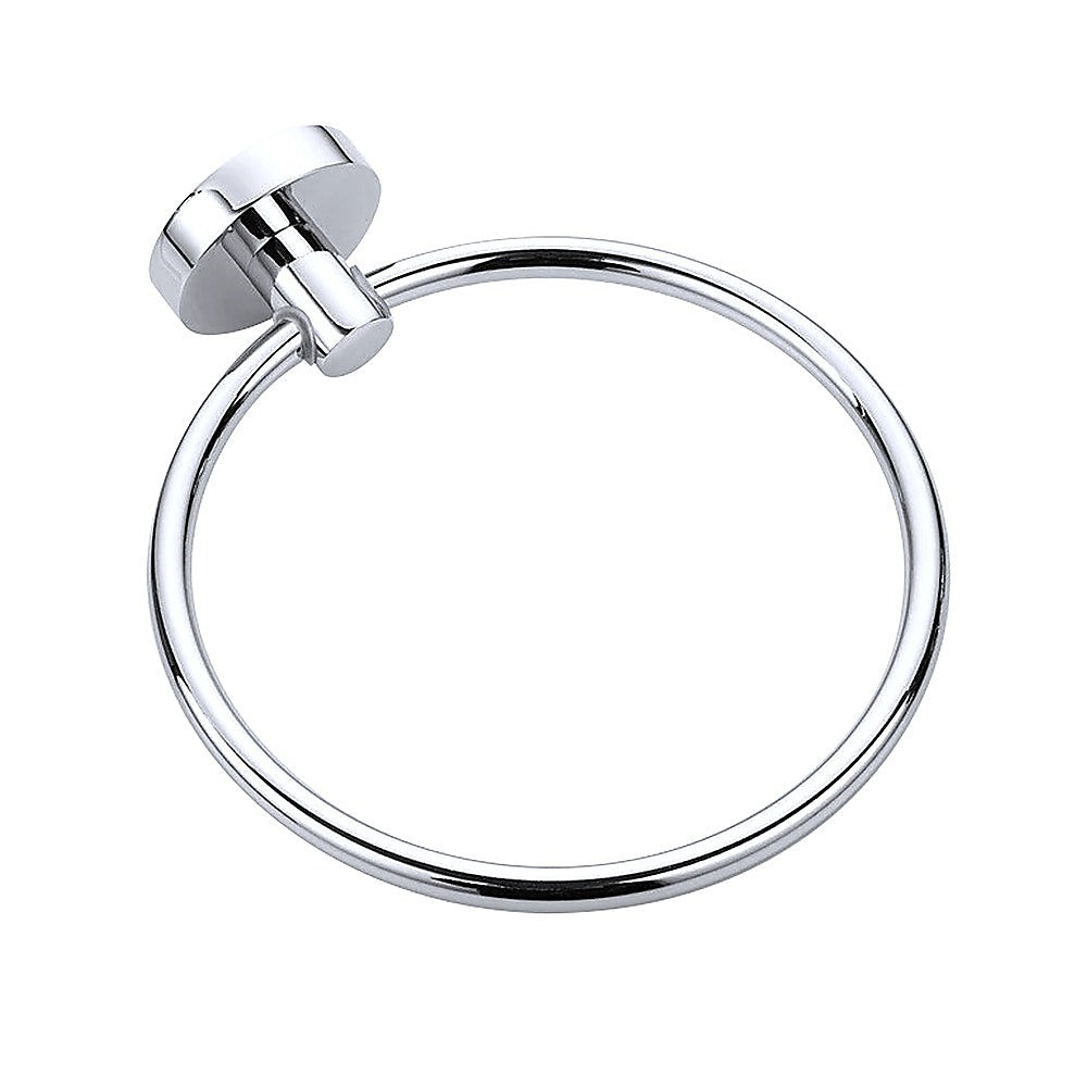 Kitchen & Bathroom DIY: Classic Chrome Towel Bar Rail Ring Bathroom