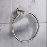 Kitchen & Bathroom DIY: Classic Chrome Towel Bar Rail Ring Bathroom