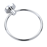 Classic Chrome Towel Bar Rail Ring Bathroom