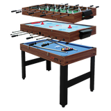 4FT 3-in-1 Games Foosball Soccer Hockey Pool Table