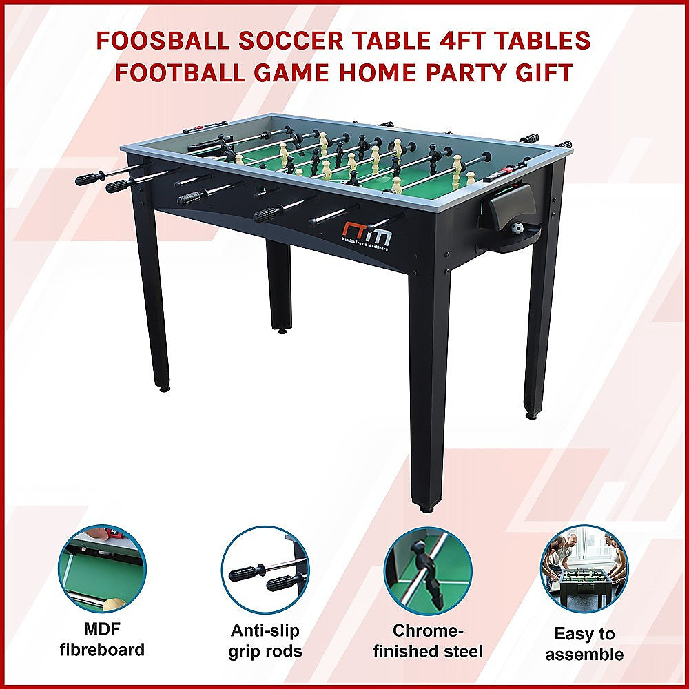 Activity Games: Foosball Soccer Table 4FT Tables Football Game Home Party Gift