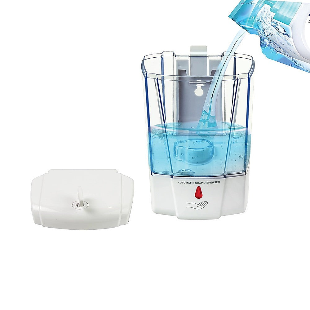 Bath Caddies: Automatic Liquid Soap/Alcohol Sanitizer Dispenser 700ML Hands-Free Sensor Wall