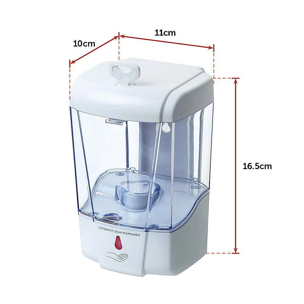 Bath Caddies: Automatic Liquid Soap/Alcohol Sanitizer Dispenser 700ML Hands-Free Sensor Wall