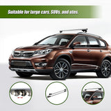 Caravan Accessories: Universal Car Top Roof Rail Rack Cross Bar Aluminium Lockable 1350MM