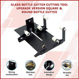 Activity Toys: Glass Bottle Cutter Cutting Tool Upgrade Version Square & Round Bottle Cutter