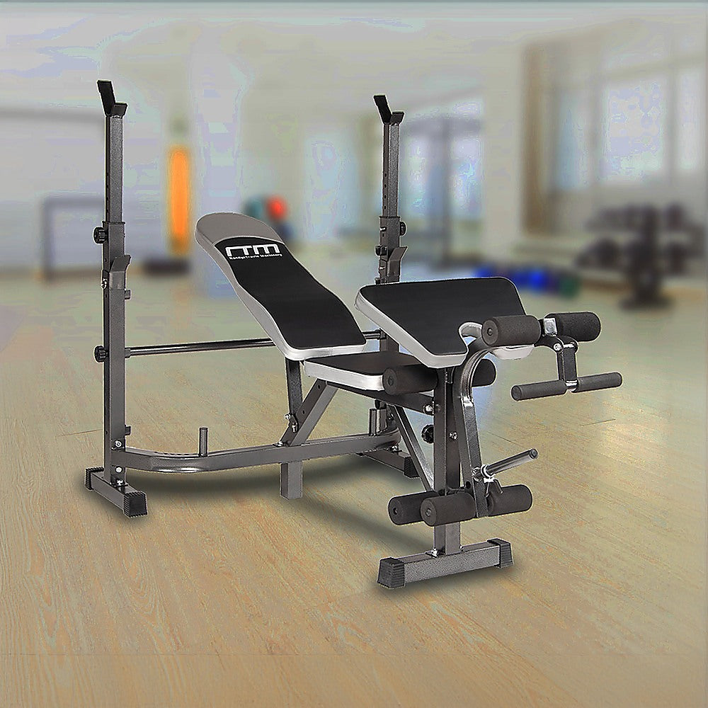 Gym Equipment & Accessories: Multi Station Home Gym Weight Bench Press Leg Equipment Set Fitness Exercise