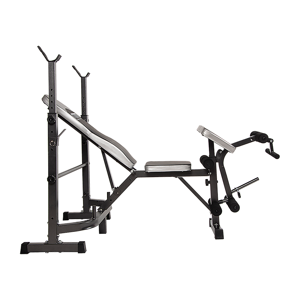 Gym Equipment & Accessories: Multi Station Home Gym Weight Bench Press Leg Equipment Set Fitness Exercise