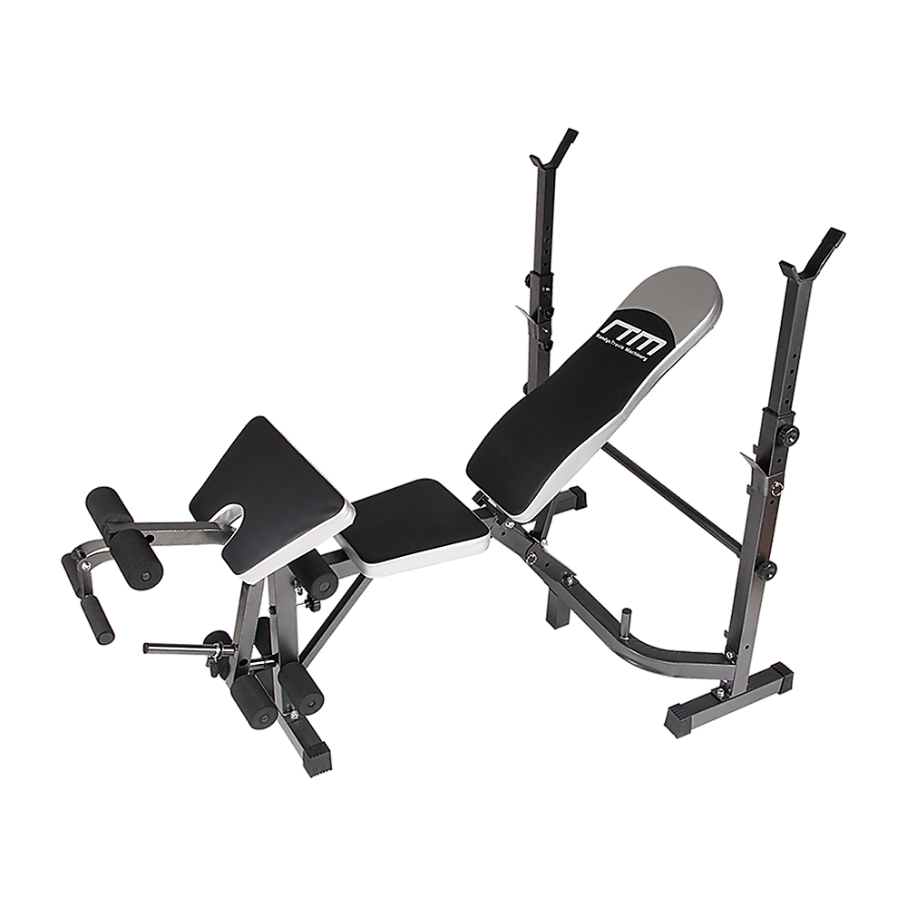 Gym Equipment & Accessories: Multi Station Home Gym Weight Bench Press Leg Equipment Set Fitness Exercise