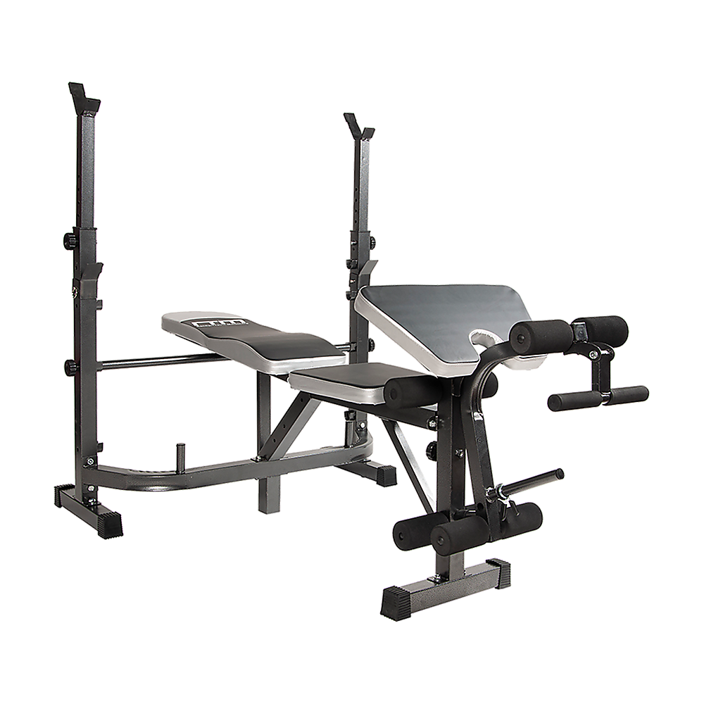 Gym Equipment & Accessories: Multi Station Home Gym Weight Bench Press Leg Equipment Set Fitness Exercise