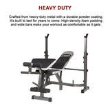Gym Equipment & Accessories: Multi Station Home Gym Weight Bench Press Leg Equipment Set Fitness Exercise