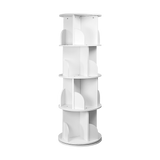 Bookcases & Shelves: 360-degree Rotating 4 Tier Display Shelf Bookcase Organiser