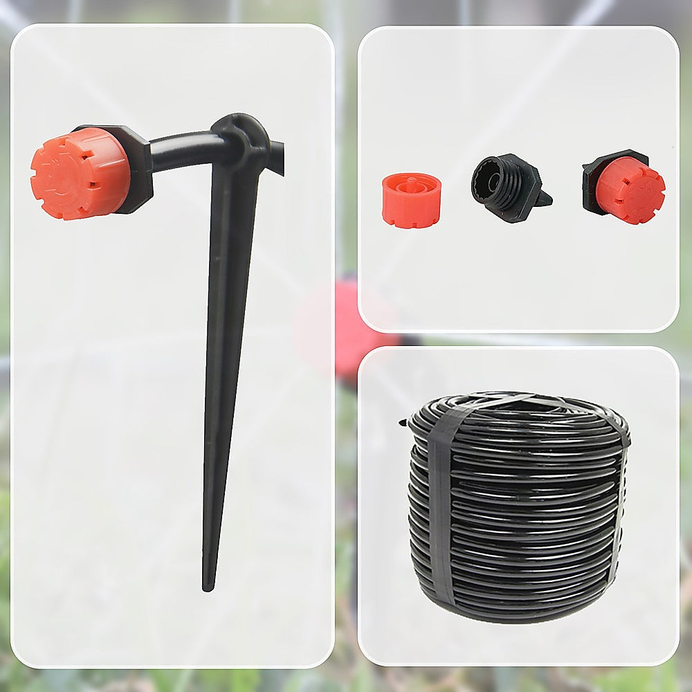 Irrigation Pumps: 50M Hose Garden Irrigation System Plant Watering DIY Micro Drip Kits