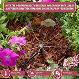 Irrigation Pumps: 50M Hose Garden Irrigation System Plant Watering DIY Micro Drip Kits