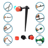 Irrigation Pumps: 50M Hose Garden Irrigation System Plant Watering DIY Micro Drip Kits