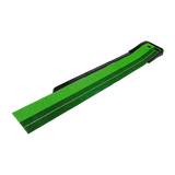 Activity Games: Indoor Practice Putting Green 2.5m Mat Inclined Ball Return Fake Grass 2 Holes