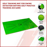 Activity Games: Golf Training Mat for Swing Detection Batting Golf Practice Training Aid Game