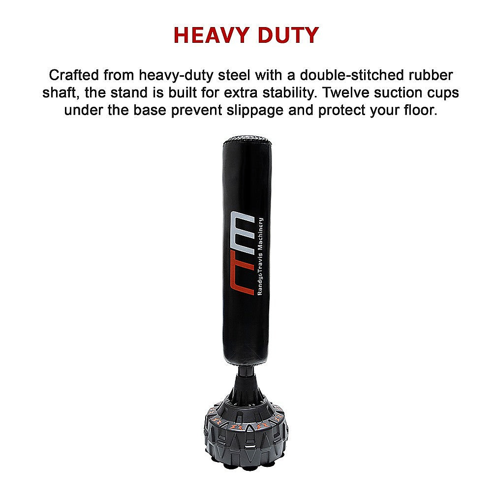 Boxing & Martial Arts: 170cm Free Standing Boxing Punching Bag Stand MMA UFC Kick Fitness