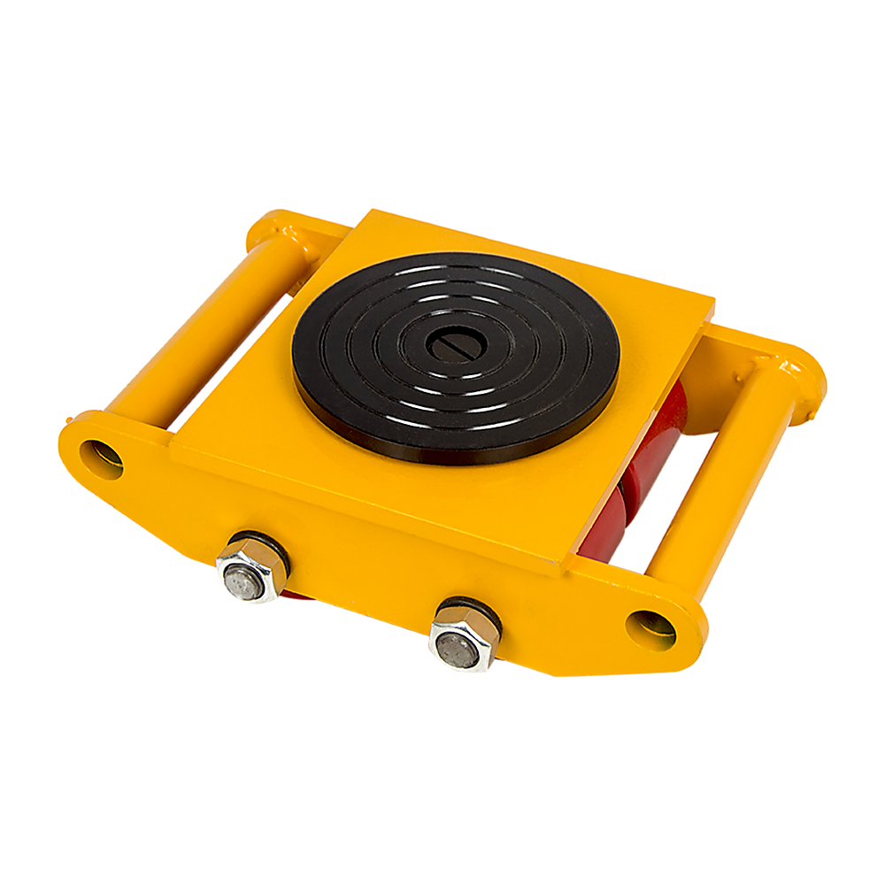 Utility Trolleys: Heavy Duty Machine Dolly Skate Machinery Roller Mover Cargo Trolley 6T