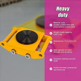 Utility Trolleys: Heavy Duty Machine Dolly Skate Machinery Roller Mover Cargo Trolley 6T
