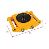 Utility Trolleys: Heavy Duty Machine Dolly Skate Machinery Roller Mover Cargo Trolley 6T
