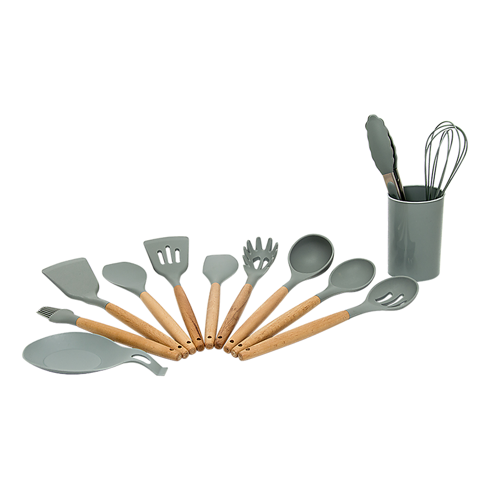 Kitchen Utensils: 13x Kitchen Utensils for Cooking Baking Silicone Set