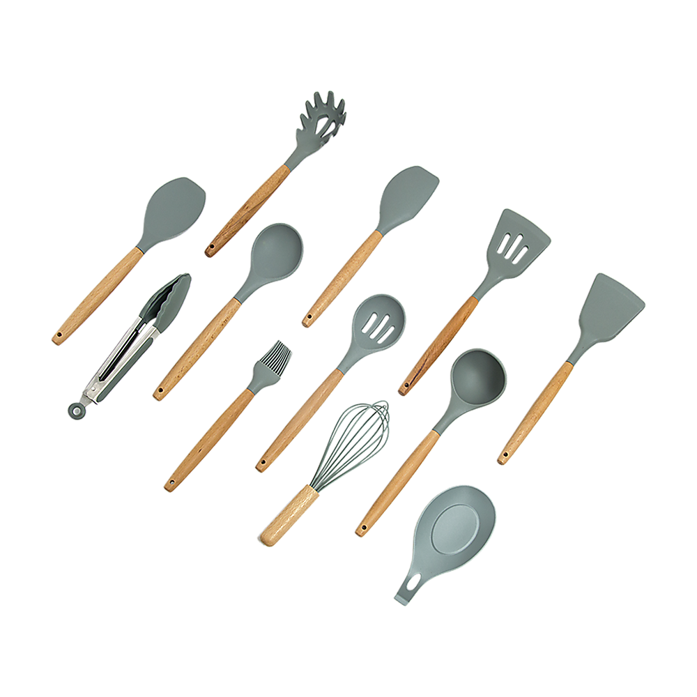 Kitchen Utensils: 13x Kitchen Utensils for Cooking Baking Silicone Set