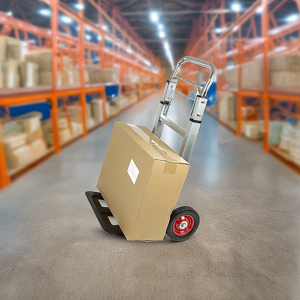 Utility Trolleys: 100kg Trolley Folding Hand Truck Sack Barrow