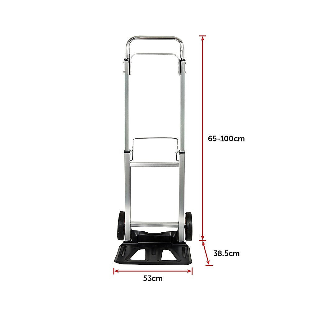Utility Trolleys: 100kg Trolley Folding Hand Truck Sack Barrow