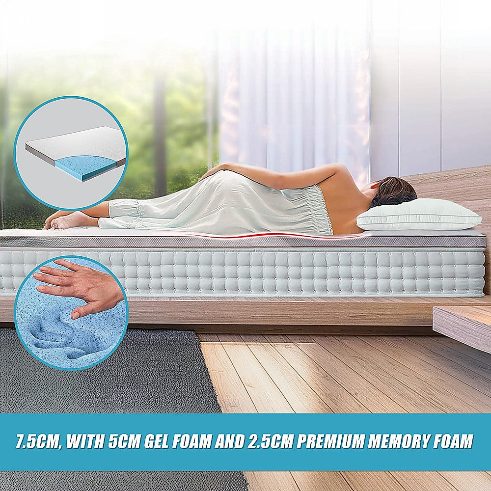 Mattress Toppers: Queen Cooling Gel Memory Foam Mattress Topper  CertiPUR-US Certified Foam