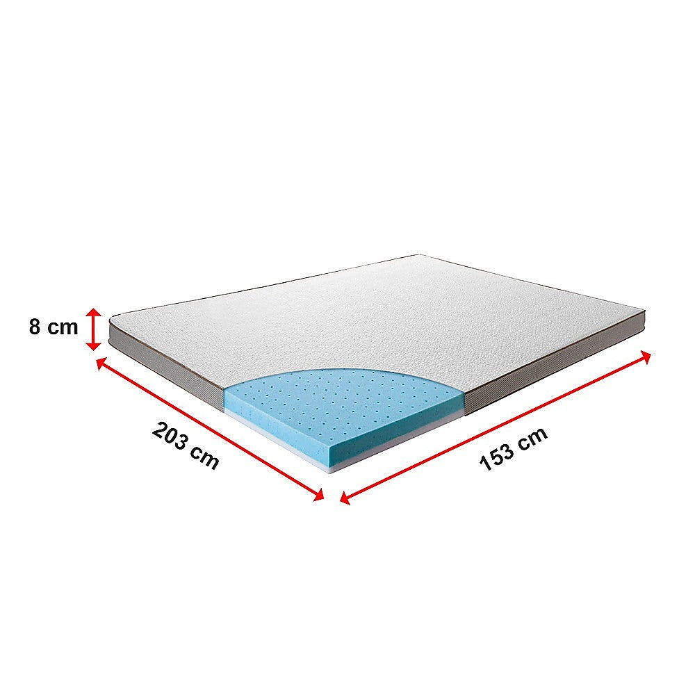 Mattress Toppers: Queen Cooling Gel Memory Foam Mattress Topper  CertiPUR-US Certified Foam