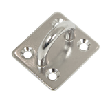 Gardening Accessories: 4X M6 304 Stainless Steel Oblong Pad Eye Plate Marine Hardware Staple Hook