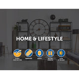 Clocks: Glow In Dark Wall Clock Luminous Quartz Quiet Wooden Home Decor 30cm