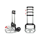 150KG Portable Cart Folding Dolly Push Truck Hand Collapsible Luggage Trolley