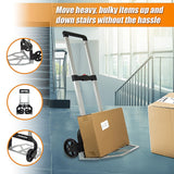 150KG Portable Cart Folding Dolly Push Truck Hand Collapsible Luggage Trolley