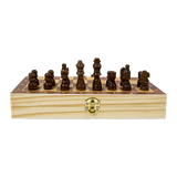 Activity Games: Chess Board Games Folding Large Chess Wooden Chessboard Set Wood Toy Gift