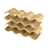 Wine Racks: Wooden Wave Wine Rack/Creative Home Grape Wine Holder Shelf Cabinet/Bottle Rack