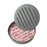 Kitchen Utensils: Large Round Hamburger Patty Maker Grill Press Burger Metal Mold Cooking Tools