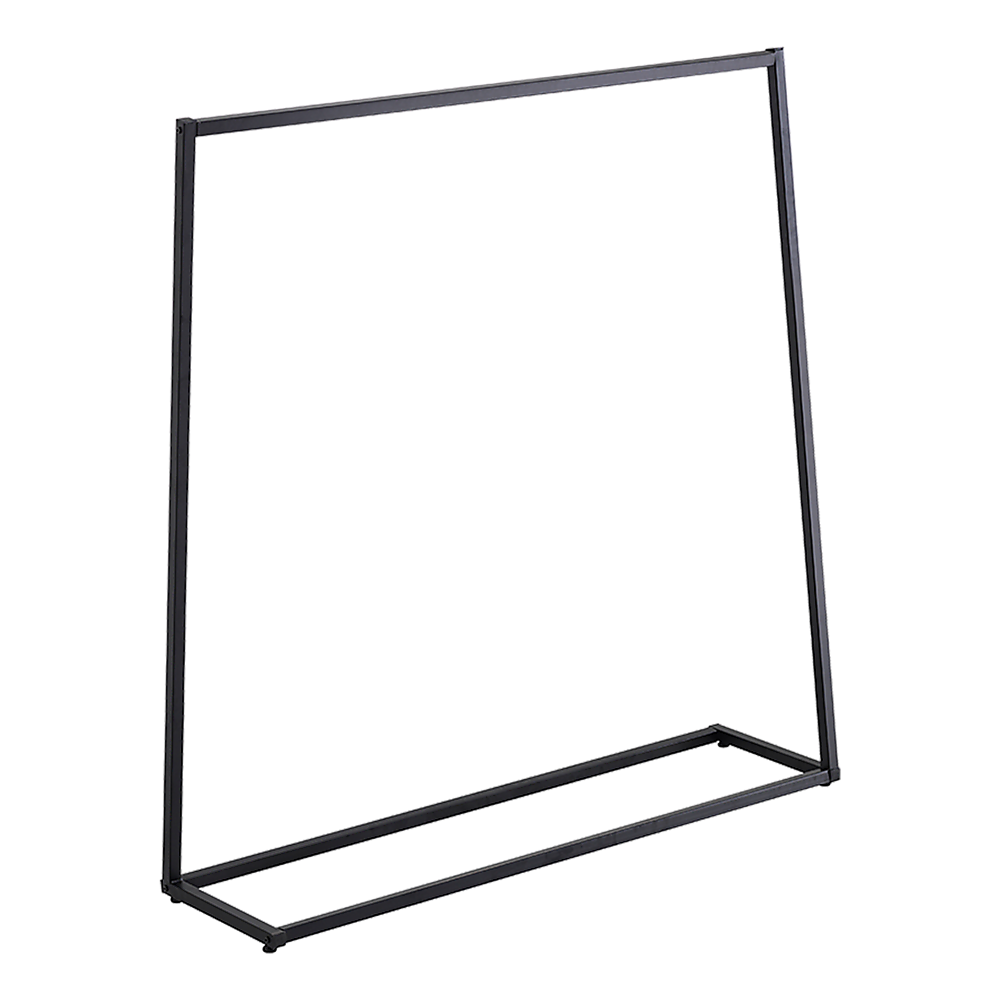 Clothing & Wardrobe Storage: Commercial Clothing Garment Rack Retail Shop Black