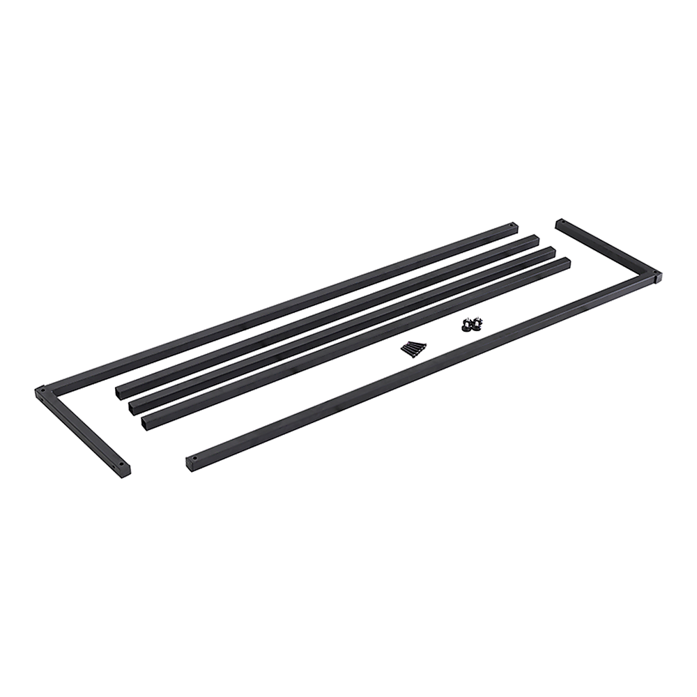 Clothing & Wardrobe Storage: Commercial Clothing Garment Rack Retail Shop Black