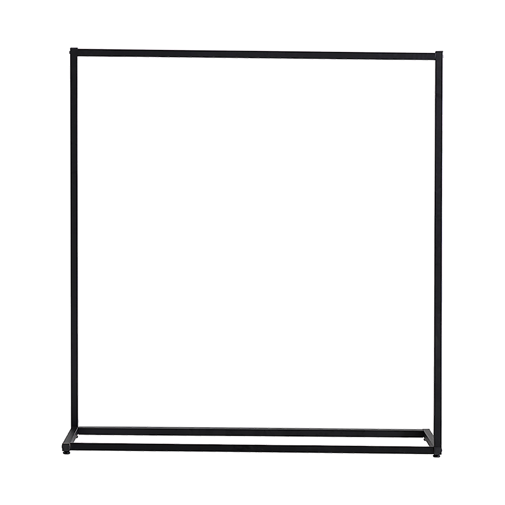 Clothing & Wardrobe Storage: Commercial Clothing Garment Rack Retail Shop Black