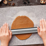 Professional Rolling Pin for Baking Premium 304 Stainless Steel Kitchen Rod