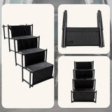 Pet Grooming Supplies: Folding Dog Car Boot Steps Ladder Lightweight Strong Pet Stairs